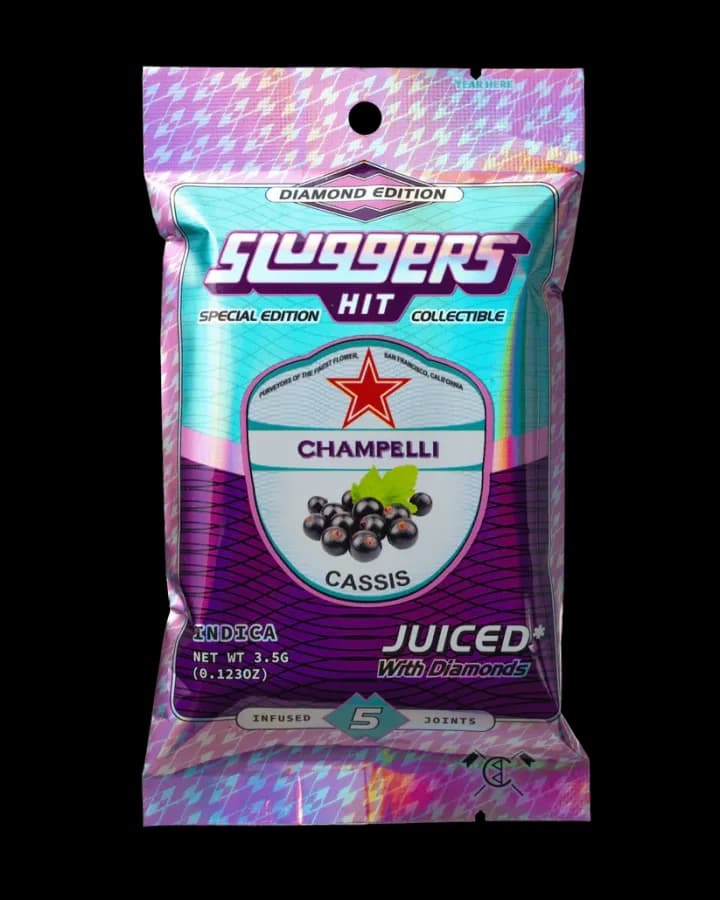 Champelli Cassis Juiced Pre-Roll. Indica