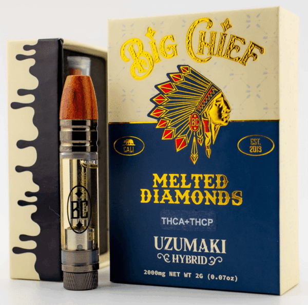 Big Chief Melted Diamonds-"Uzumaki" (Hybrid) Cart
