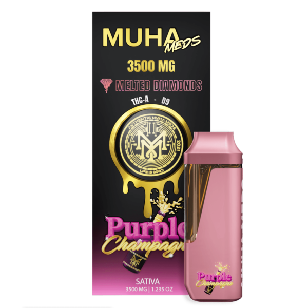 Muha Meds Melted Diamonds-"Purple Champagne" (Sativa) Vape