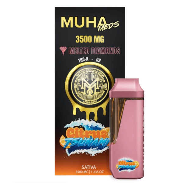 Muha Meds Melted Diamonds-"Citrus Tsunami" (Sativa) Vape