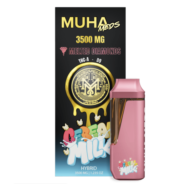 Muha Meds Melted Diamonds-"Cereal Milk" (Hybrid) Vape