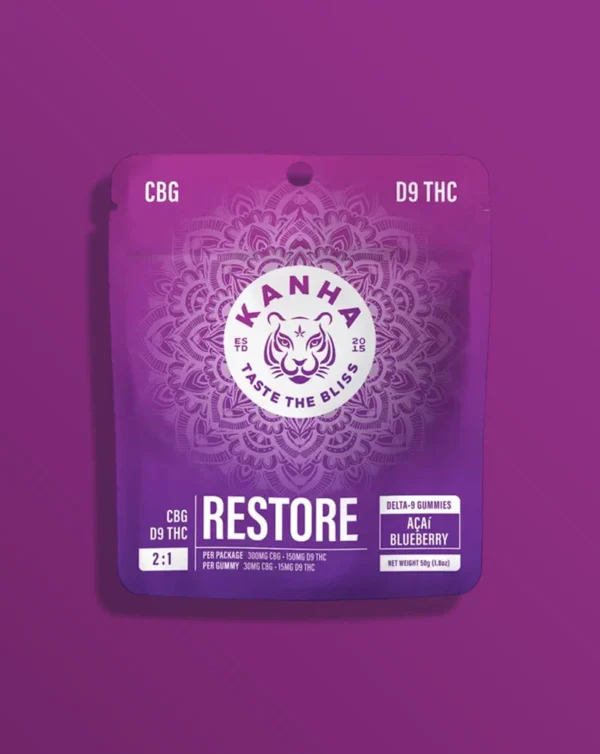 Kanha Gummies- FX Restore (Acai Blueberry)