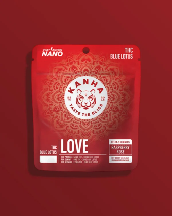 Kanha Gummies- FX Love (Raspberry Rose)