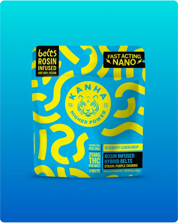 Kanha Gummies- Hybrid Rosin Infused Belt (Blueberry Lemon Drop)