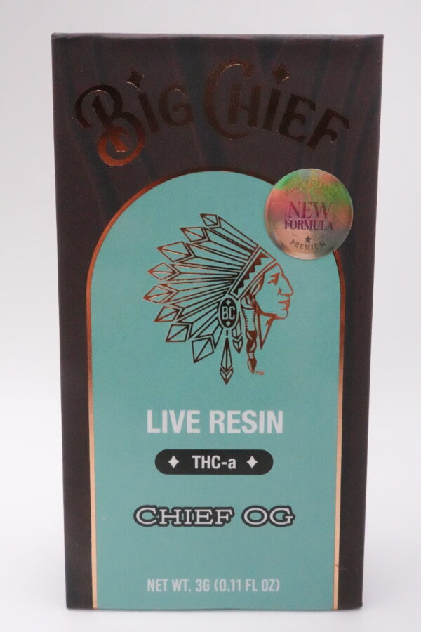 Big Chief Live Resin-"Chief OG" (Indica) Vape - Image 3
