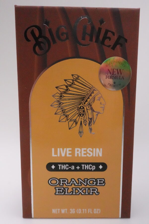 Big Chief Live Resin-"Orange Elixir" (Sativa) Vape - Image 3