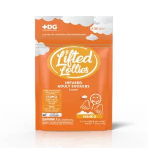 Lifted Lollies 5ct, 150MG Bag- 30MG Suckers (Mango)