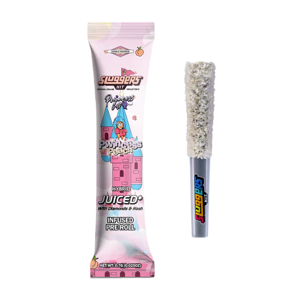 Sluggers- Pwincess Peach Juiced Pre-Roll, Hybrid (Single)