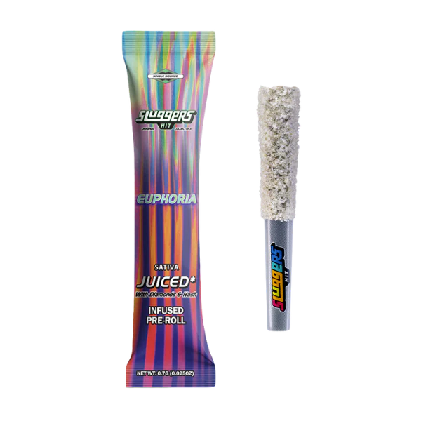 Sluggers- Euphoria, Juiced Pre-Rolls. Sativa (Single)