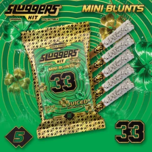 Sluggers- "33" Juiced Mini Blunts, Hybrid (5Pack)