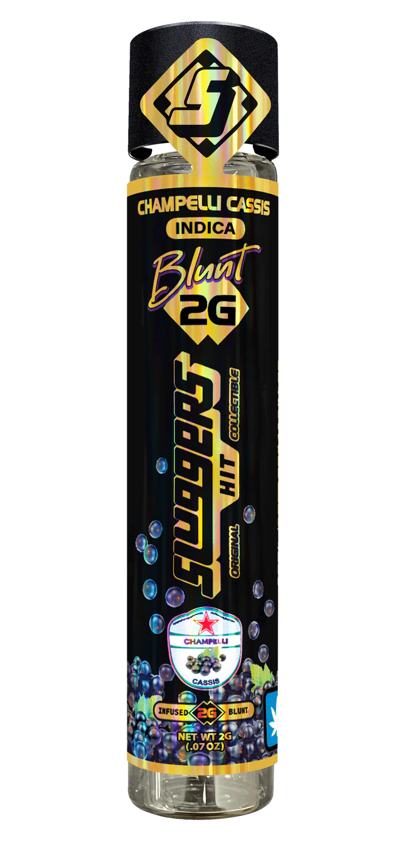 Sluggers- Champelli Cassis Infused Blunt, Indica (2 Gram)