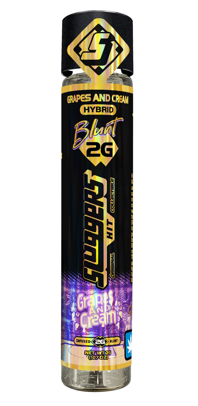 Sluggers- Grapes & Cream Infused Blunt, Hybrid (2 Gram)